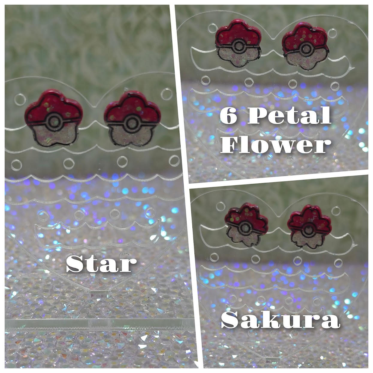 Made to Order Pokeball Pokemon Inspired Earrings