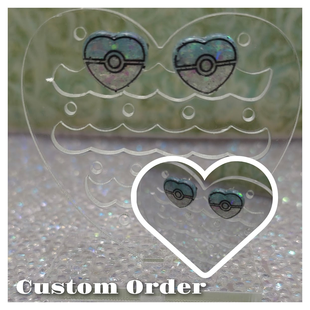 Made to Order Pokeball Pokemon Inspired Earrings