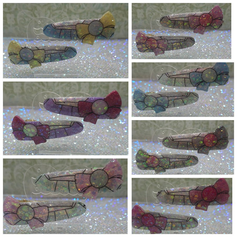 Made to Order Sailor Moon Sailor Scout Inspired 2 Hair Clip Venus Mercury Mars Jupiter Neptune Uranus Pluto Saturn Chibiusa