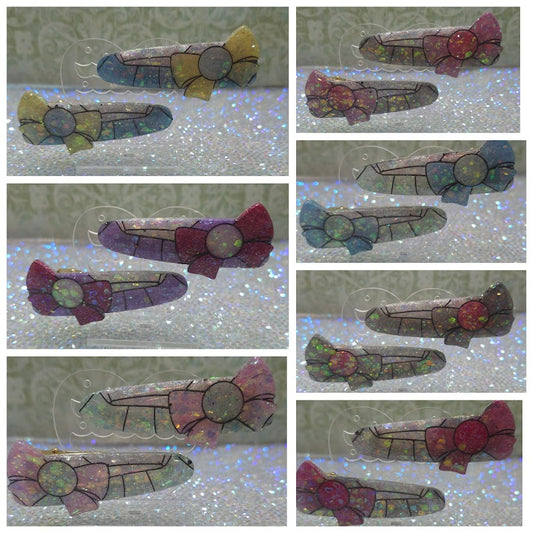 Made to Order Sailor Moon Sailor Scout Inspired 2 Hair Clip Venus Mercury Mars Jupiter Neptune Uranus Pluto Saturn Chibiusa