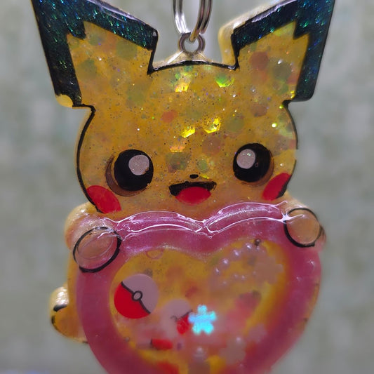 Made to Order Pichu Shaker Pokemon Inspired for Popsocket Keychain Badge Reel CosPlay Cute Kawaii