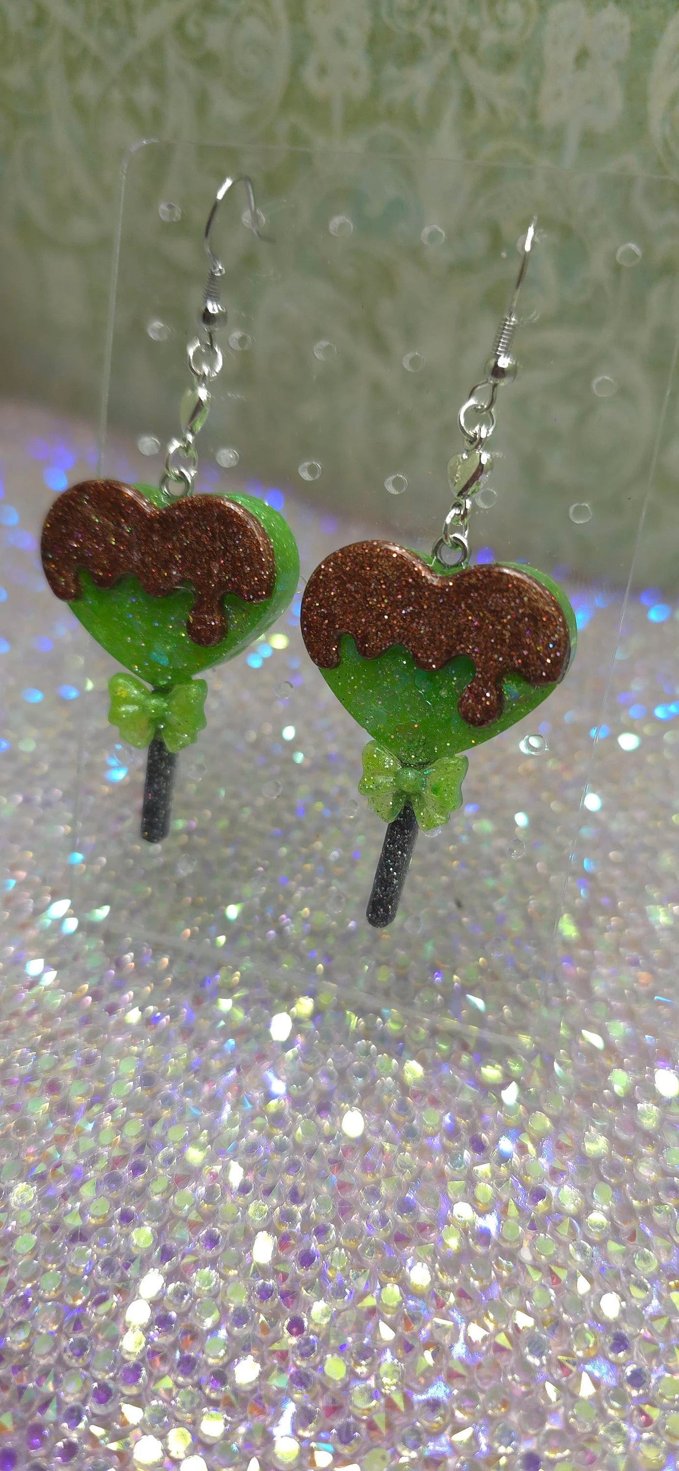 Made to Order CUSTOM Ice Cream Drop Earrings || Moon, Cat, Heart, Bunny, Sakura