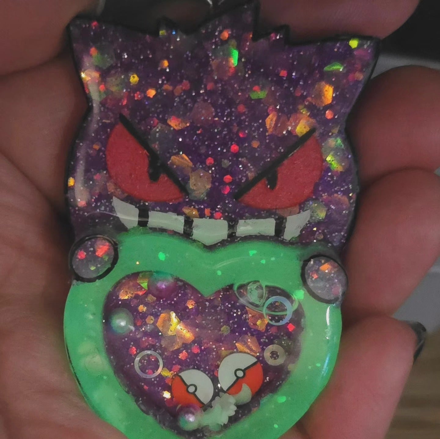 Made to Order Gingar Shaker Pokemon Inspired for Popsocket Keychain Badge Reel CosPlay Cute Kawaii