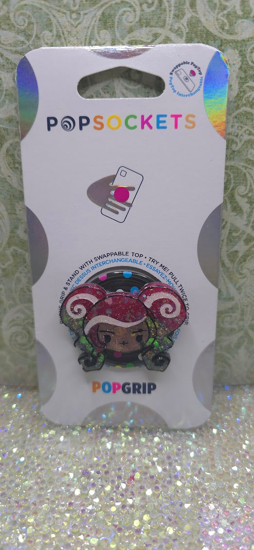 Made to Order Velvette Hazbin Hotel Inspired for Popsocket Keychain Badge Reel CosPlay Cute Kawaii