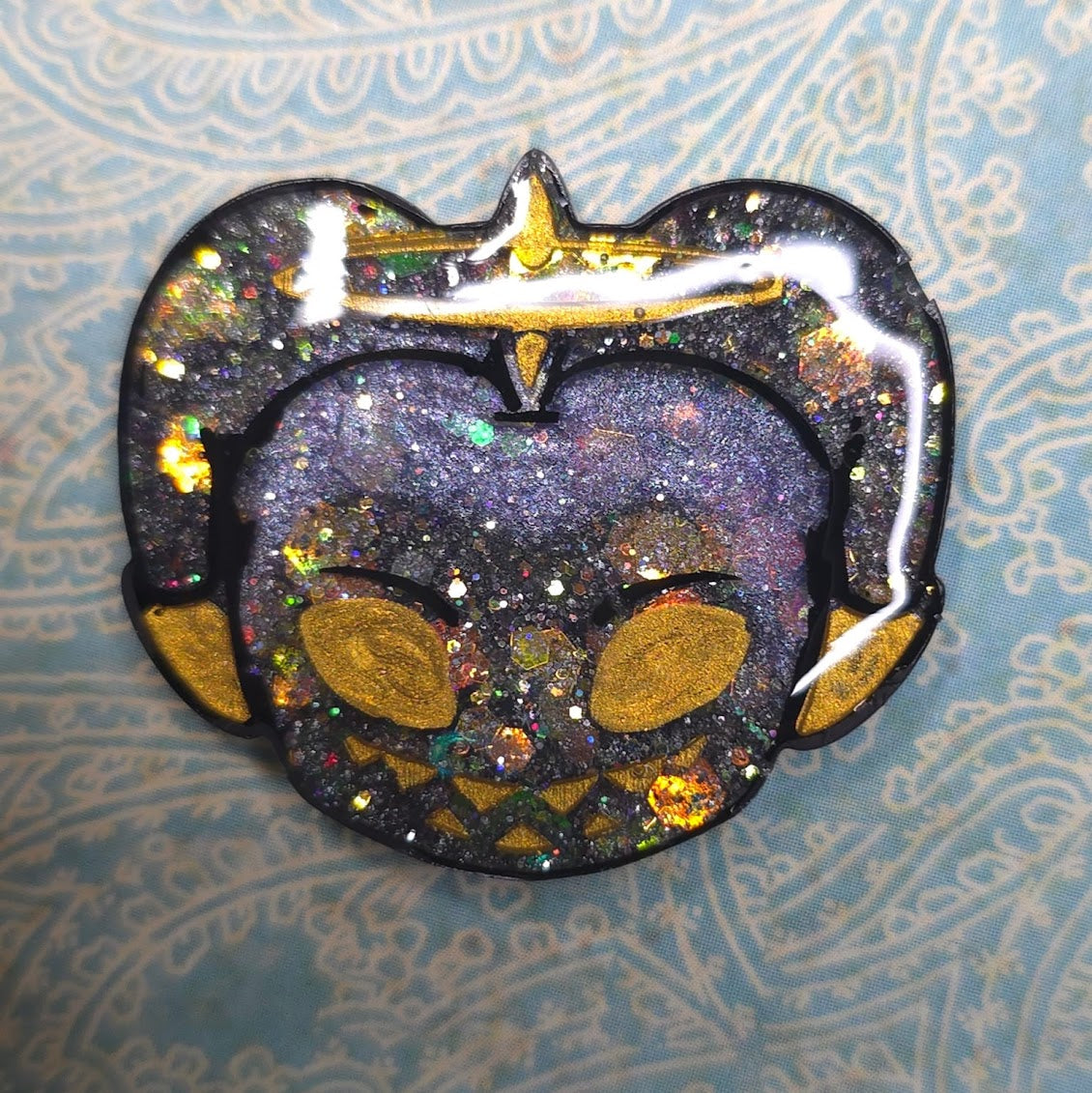 Made to Order Adam Hazbin Hotel Inspired for Popsocket Keychain Badge Reel CosPlay Cute Kawaii