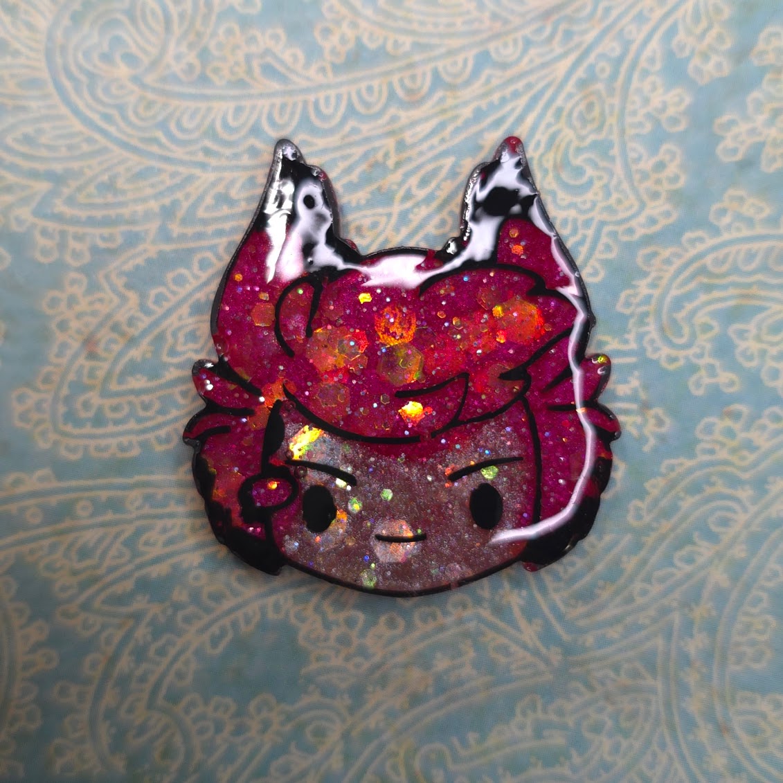 Made to Order Alastor Hazbin Hotel Inspired for Popsocket Keychain Badge Reel CosPlay Cute Kawaii