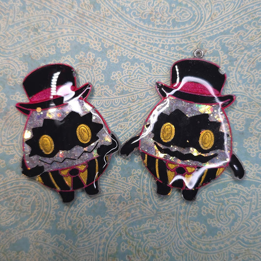 Made to Order Egg Bois Sir Pentious Hazbin Hotel Popsocket Badge Reel Keychains