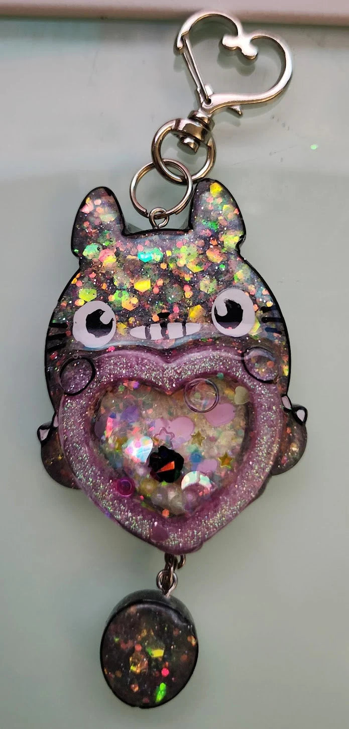 Made to Order Totoro Shaker Ghibli Inspired for Popsocket Keychain Badge Reel CosPlay Cute Kawaii