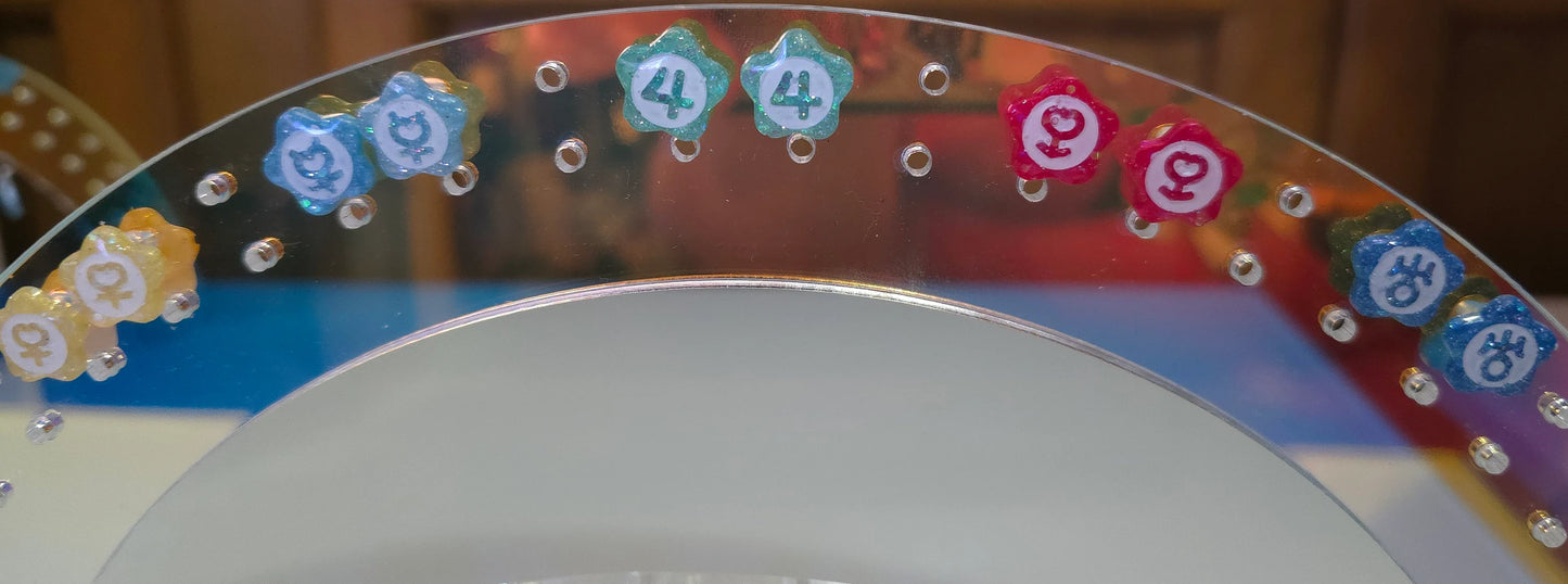 Made to Order Color LARGE Sailor Moon Sailor Scout Inspired Earrings Venus Mercury Mars Jupiter Neptune Uranus Pluto Saturn