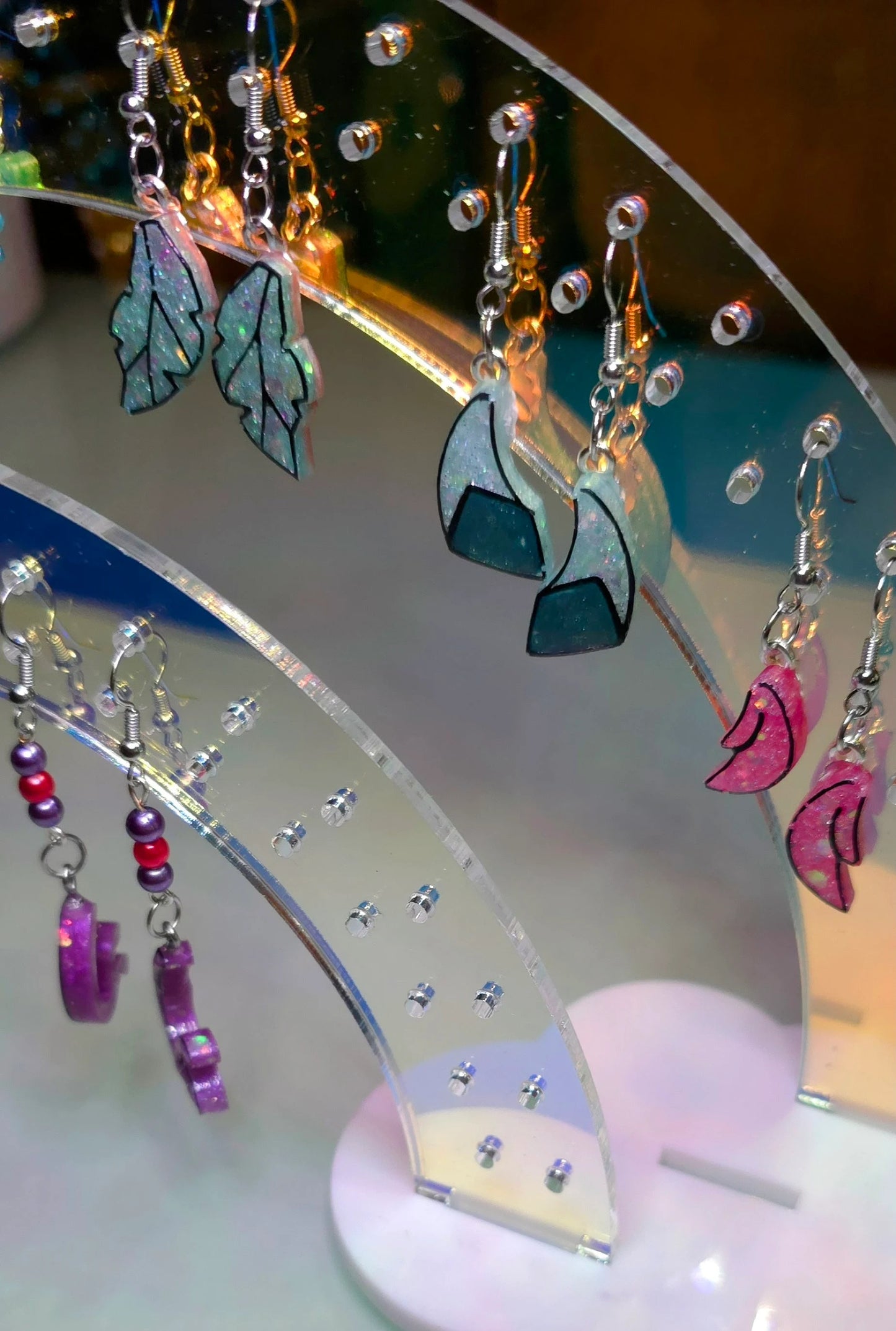 Made to Order Eeveelution Tail Pokemon Inspired Earrings and Pendants