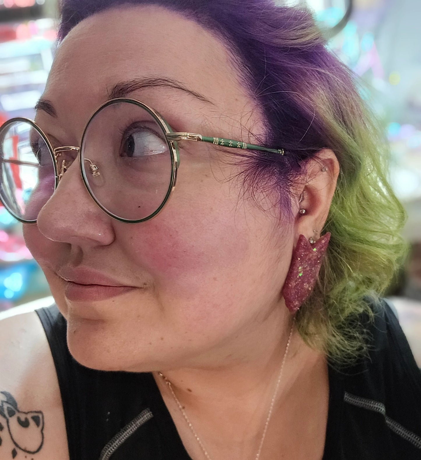 Made to Order Sailor Moon Sailor Pluto Inspired Earrings CosPlay Cute Outer Scout