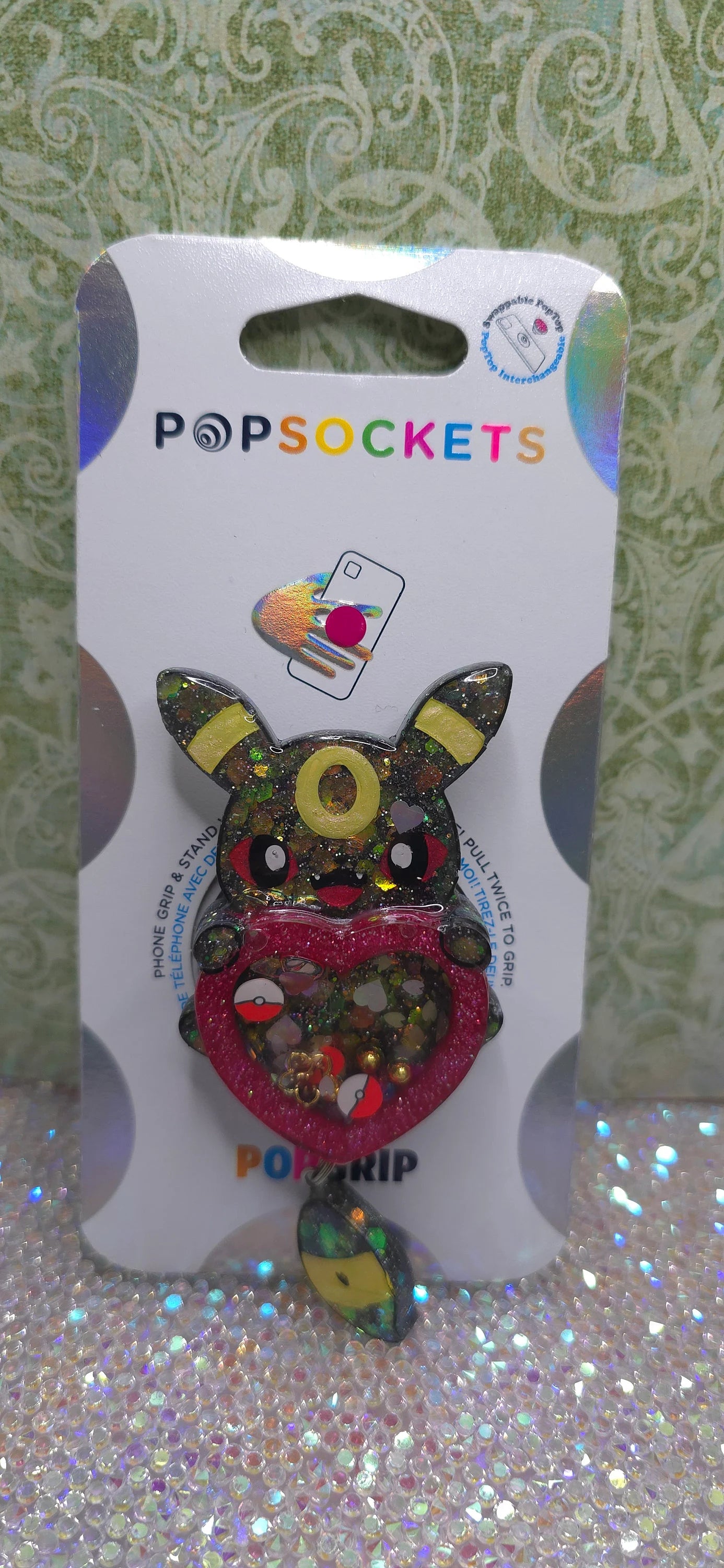 Made to Order Eeveelution Pokemon Inspired for Popsocket Keychain Badge Reel CosPlay Cute Kawaii Shaker