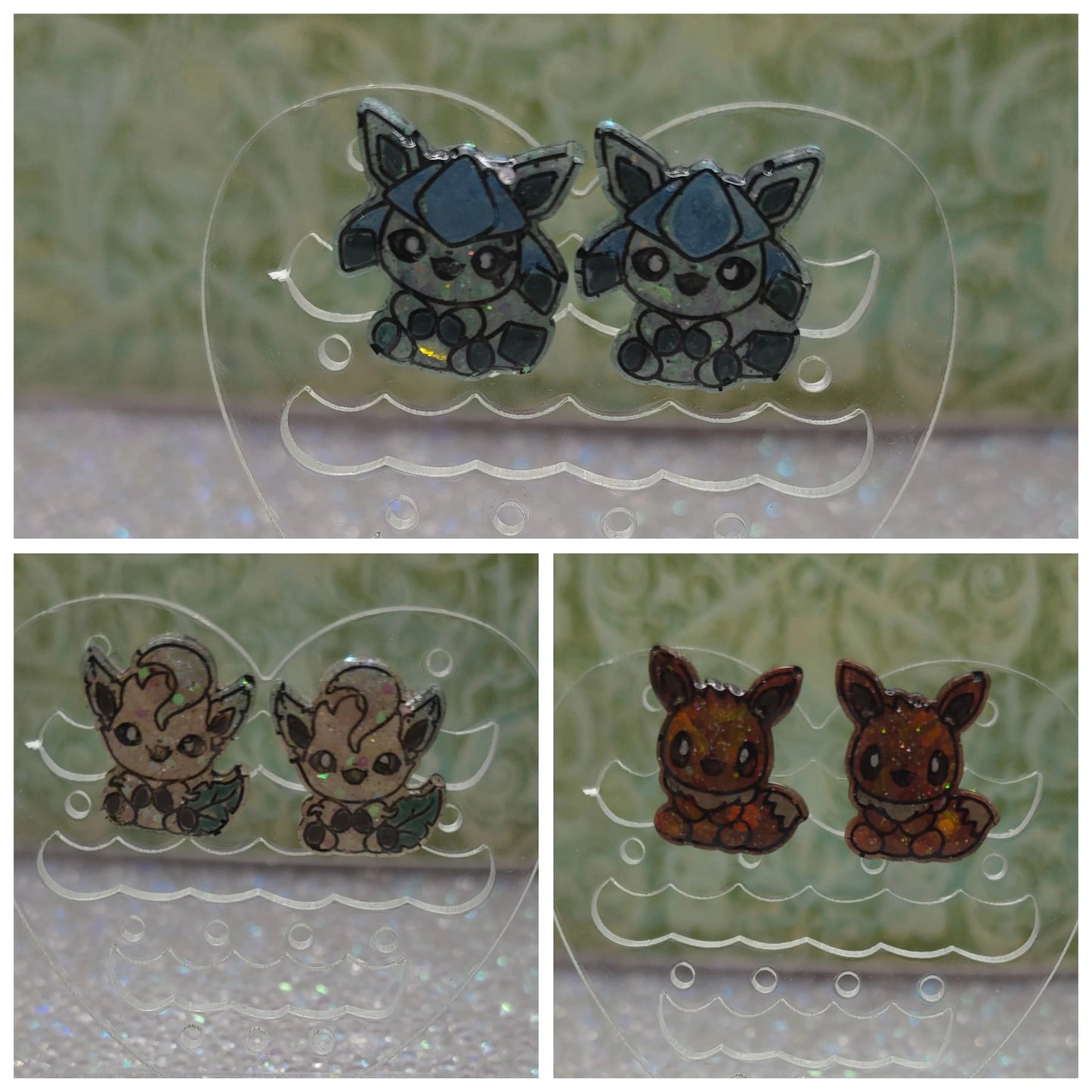 Made to Order Eeveelution Pokemon Inspired Earrings