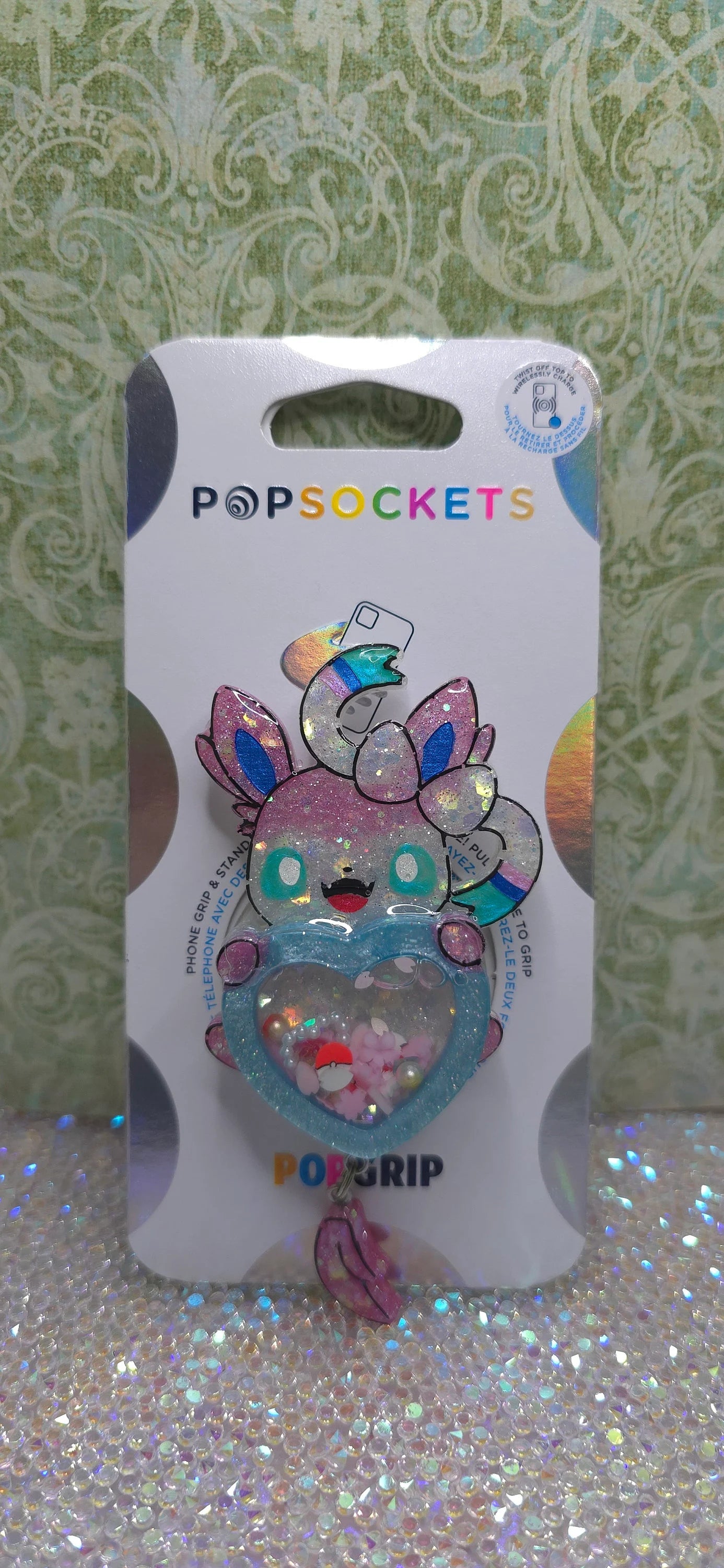Made to Order Eeveelution Pokemon Inspired for Popsocket Keychain Badge Reel CosPlay Cute Kawaii Shaker
