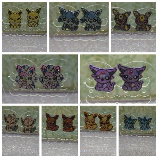 Made to Order Eeveelution Pokemon Inspired Earrings