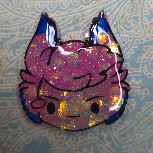 Made to Order Reverse Color Alastor Hazbin Hotel Inspired for Popsocket Keychain Badge Reel CosPlay Cute Kawaii