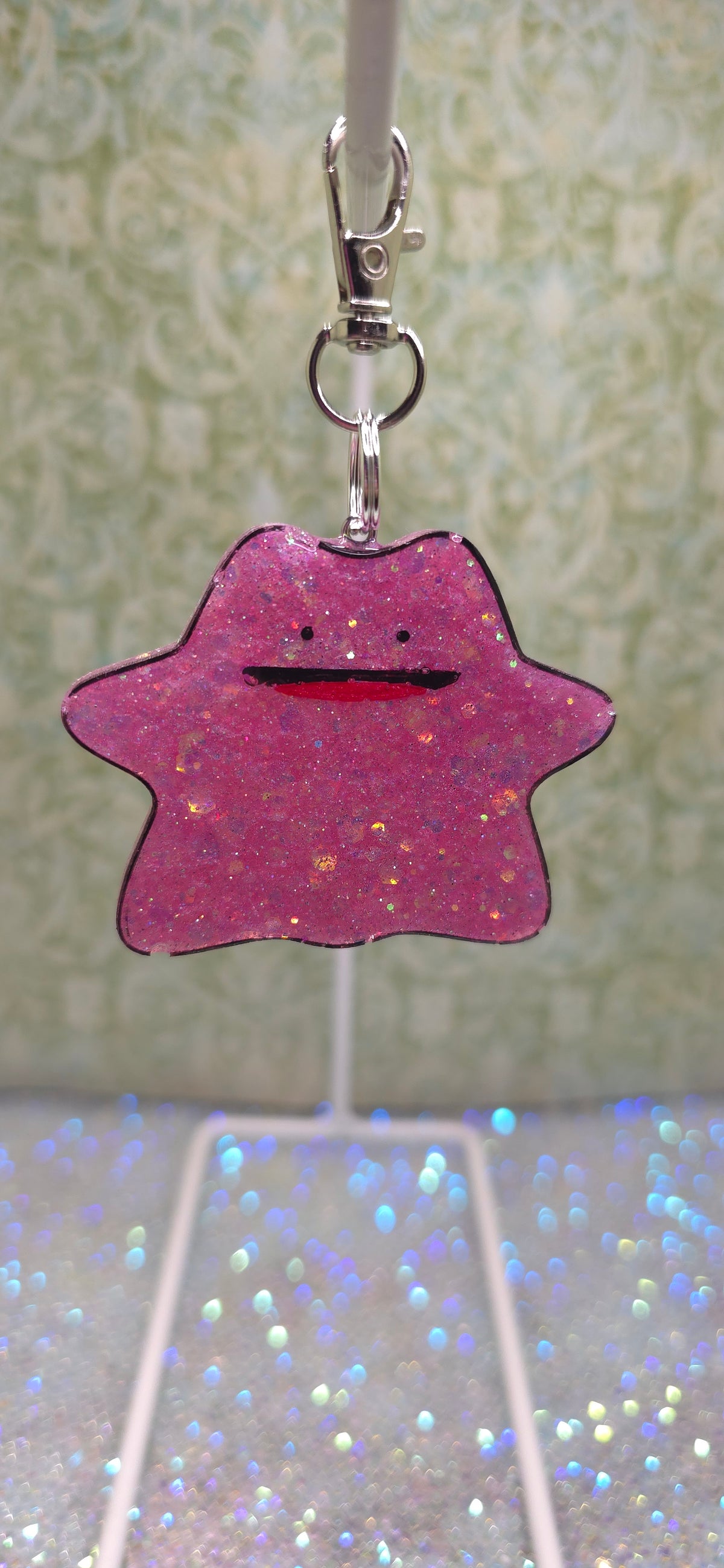 Made to Order Ditto Pokemon Inspired for Popsocket Keychain Badge Reel CosPlay Cute Kawaii