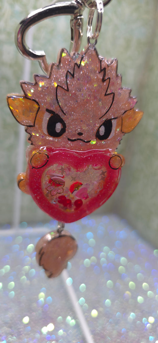 Made to Order Arcanine Shaker Pokemon Inspired for Popsocket Keychain Badge Reel CosPlay Cute Kawaii