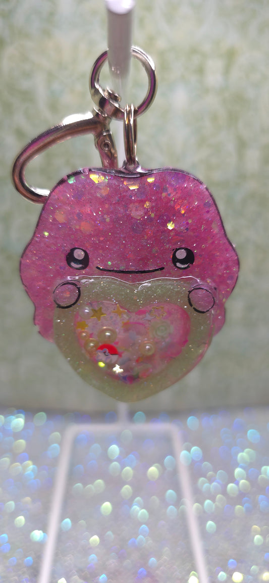 Made to Order Ditto Shaker Pokemon Inspired for Popsocket Keychain Badge Reel CosPlay Cute Kawaii