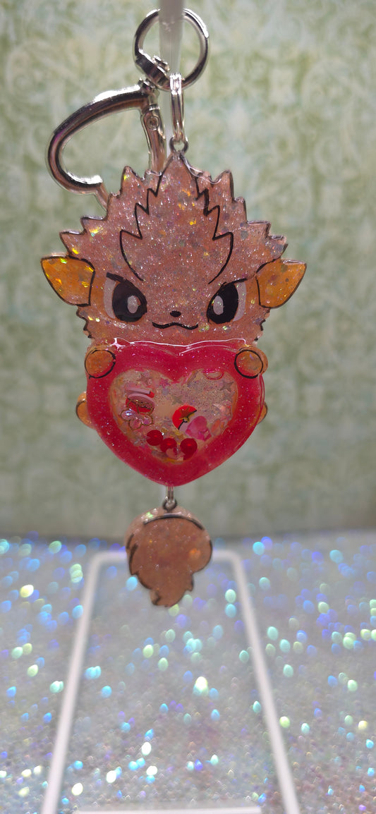 Made to Order Arcanine Shaker Pokemon Inspired for Popsocket Keychain Badge Reel CosPlay Cute Kawaii