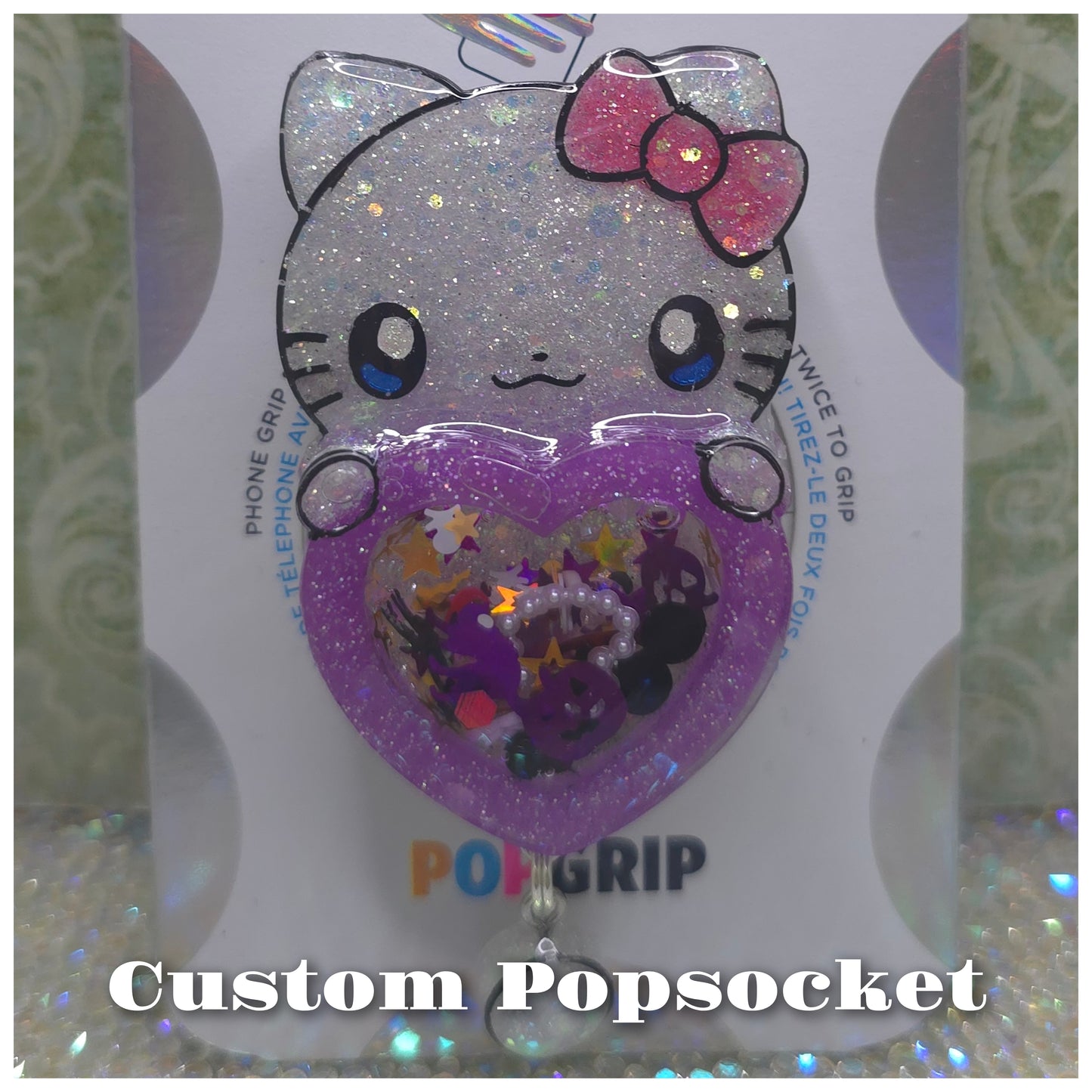 Made to Order HK Inspired for Popsocket Keychain Badge Reel CosPlay Cute Kawaii