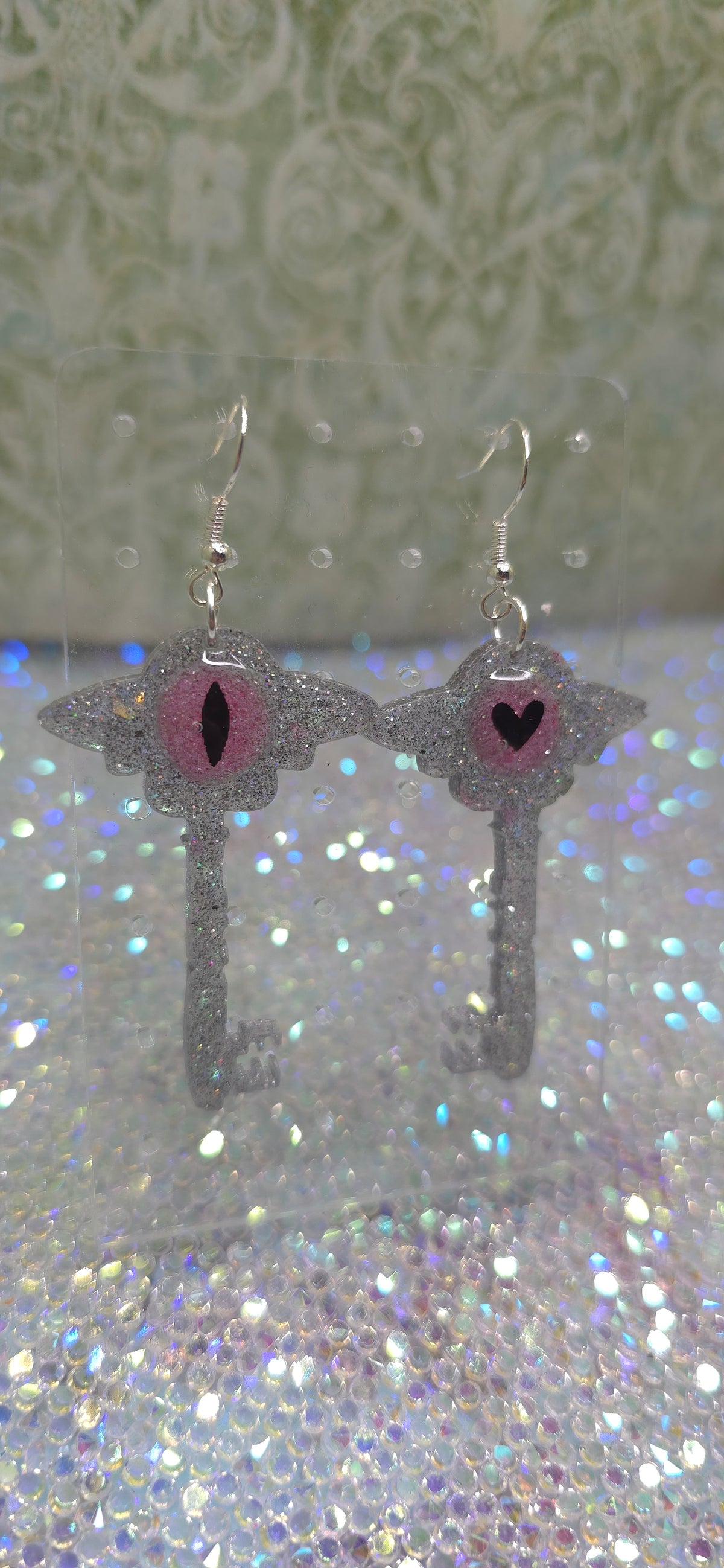 Made to Order Key Hazbin Hotel Inspired Earrings Pendant Phone Charm