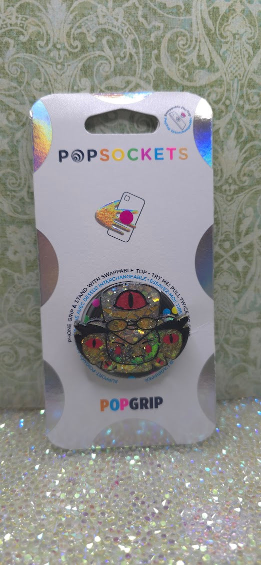 Made to Order Sir Pentious Hazbin Hotel Inspired for Popsocket Keychain Badge Reel CosPlay Cute Kawaii