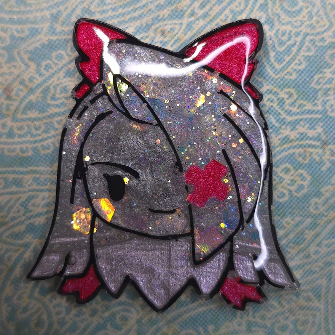 Made to Order Vaggie Hazbin Hotel Inspired for Popsocket Keychain Badge Reel CosPlay Cute Kawaii